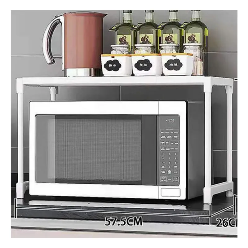 Multi-Functional Kitchen Shelf Organizer Rack F49-8-1096 White
