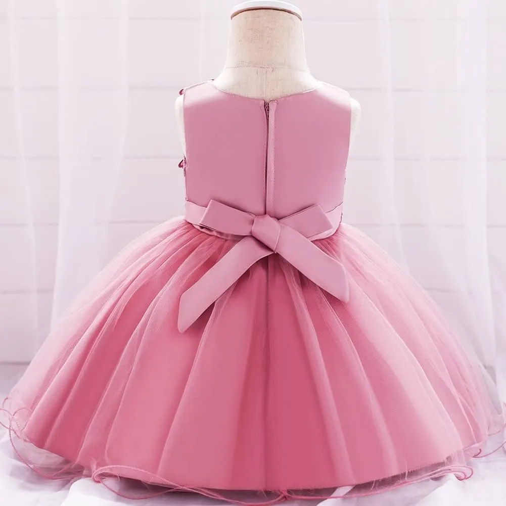 MYRISAM Little/Big Girls Butterflies Tulle Dress Princess Embroidery Birthday Pageant Party Flower Girl Wedding Ball Gowns