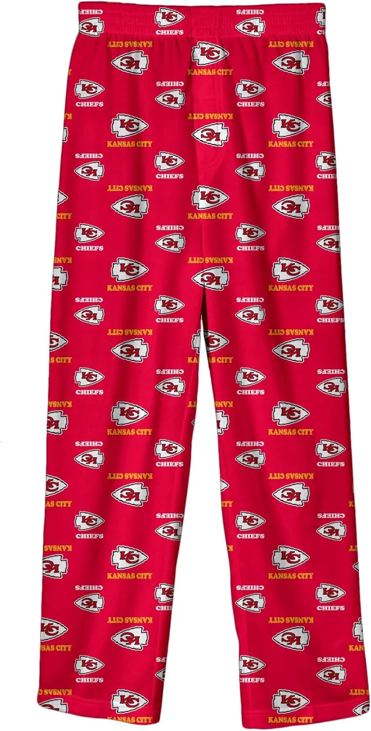 Outerstuff NFL Boys Kids Youth Pajama Pants for Boys 4-18  Soft, Durable Nightwear with Team Logos for Young Fans