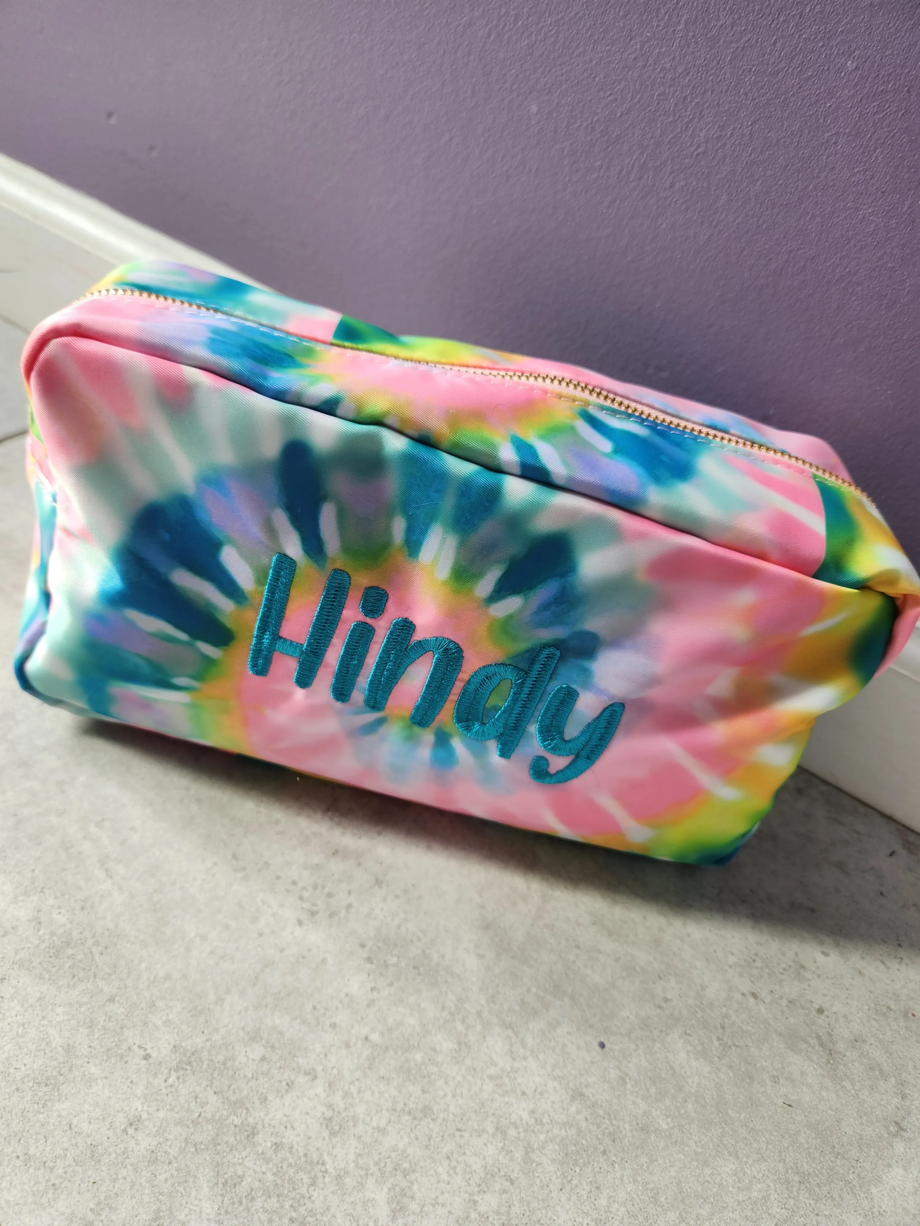 Pastel Tie Dye Toiletry Pouch