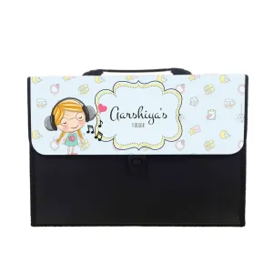 Personalised Folder - Green Girl