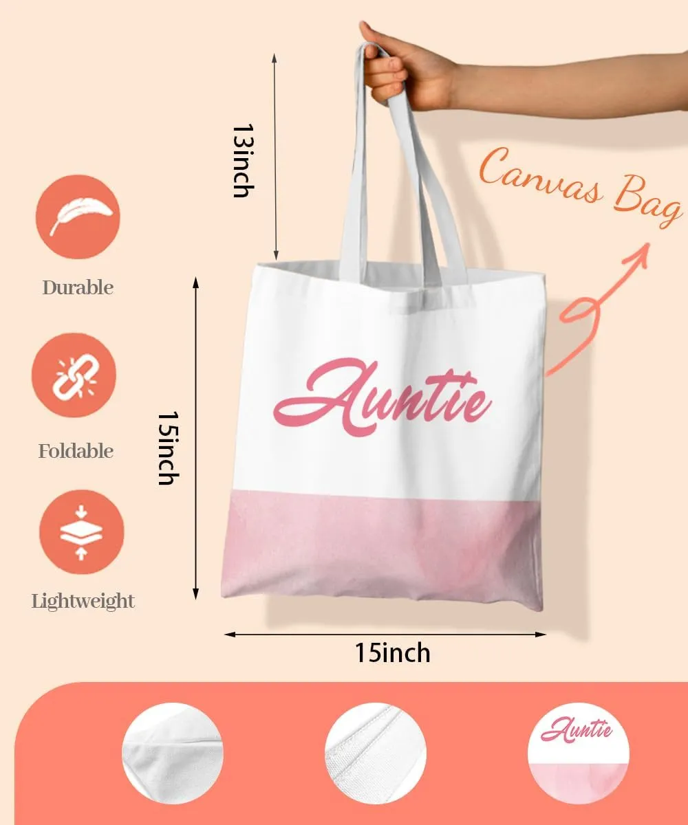 Pink Grandma Gifts Tote Bag, Gifts for Grandma, Grandma Gifts from Grandkids, Best Grandma Christmas Birthday Gifts