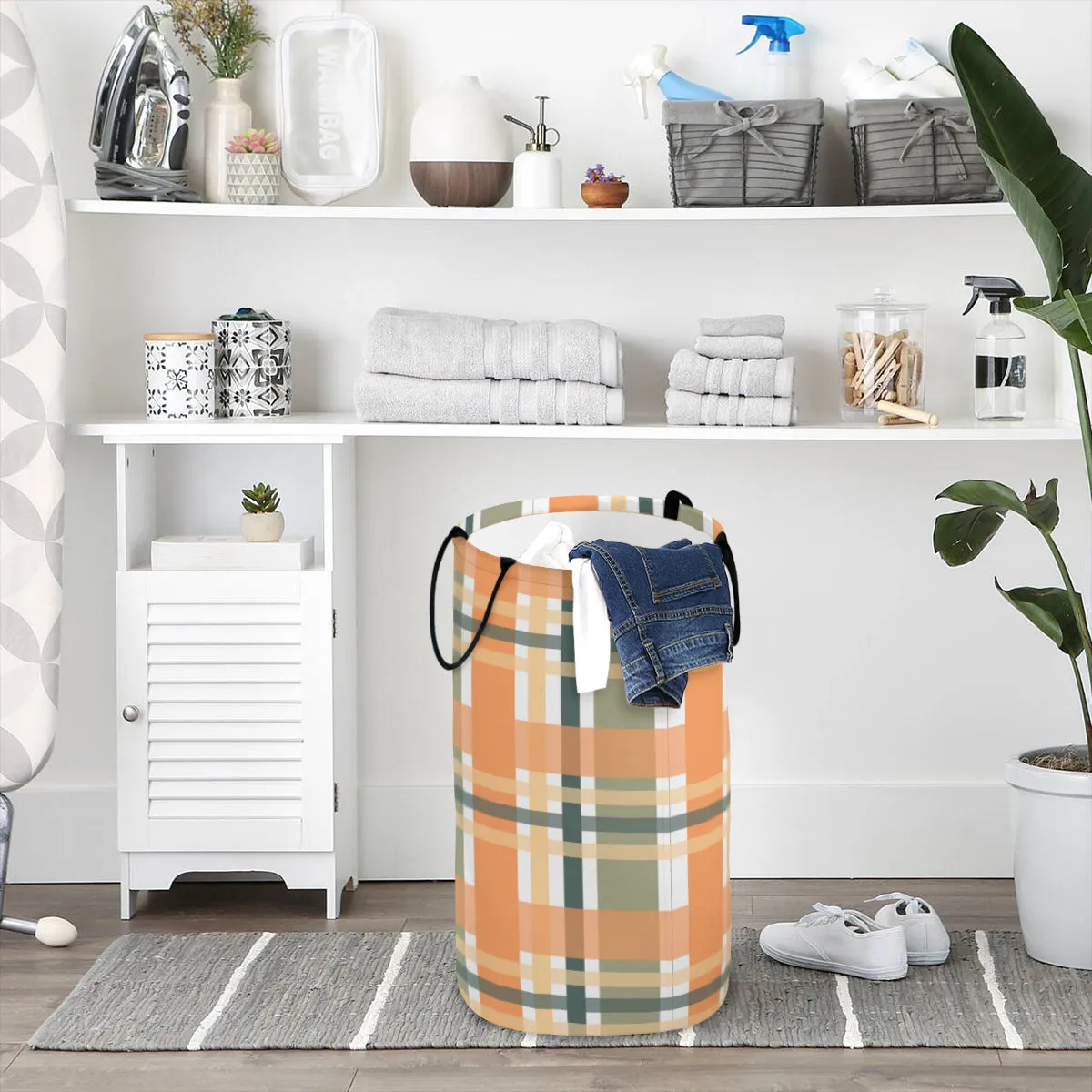 Plaid Fun Foldable laundry Basket