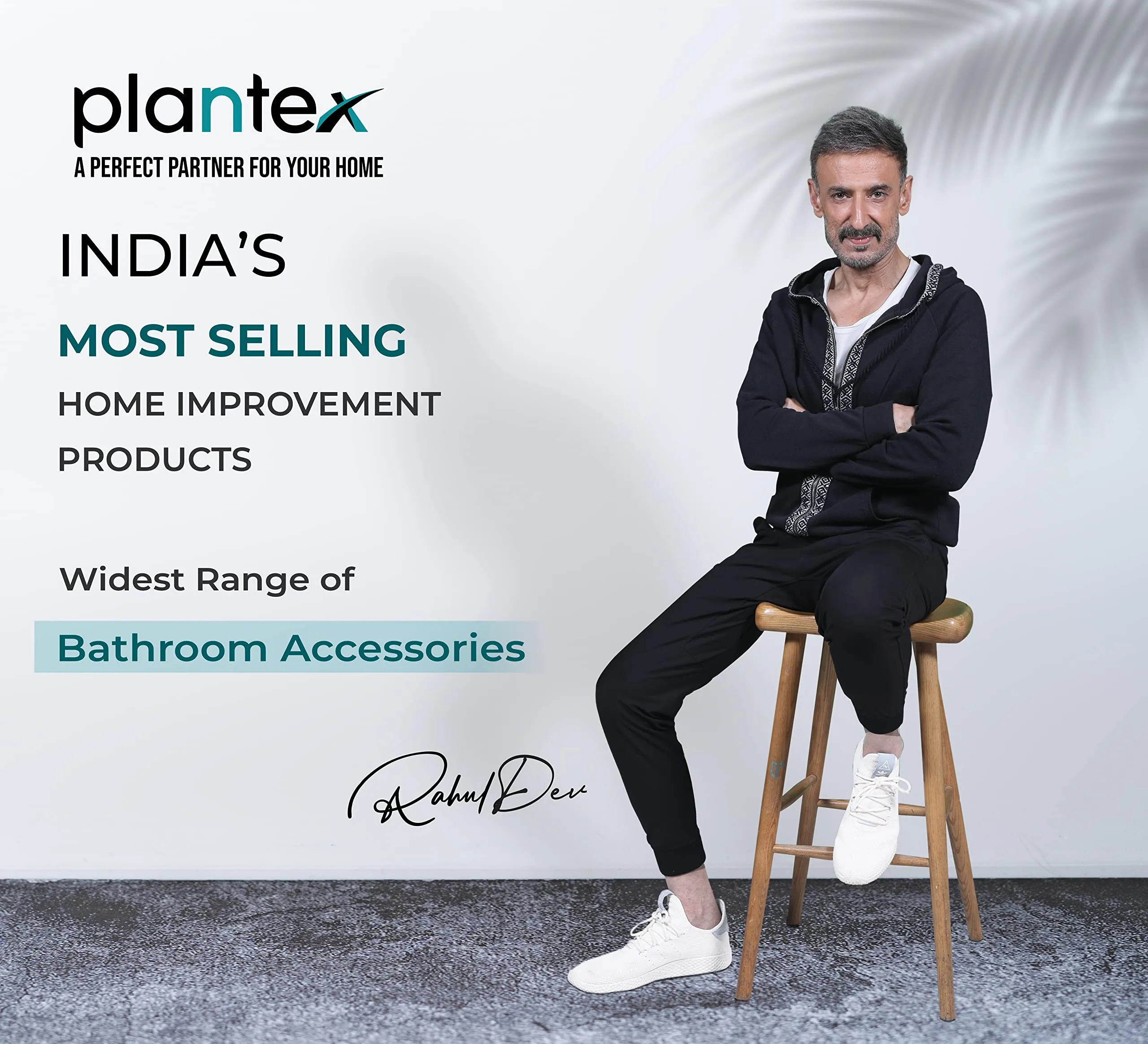Plantex Eco 24 inch Stainless Steel Folding Towel Rack with Hooks/Towel Rod for Bathroom/Towel Hanger/Bathroom Accessories (Chrome)