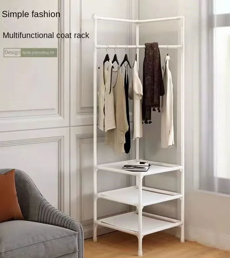 Portable Multi-Functional Corner Clothes Shelf Rack Ra-42