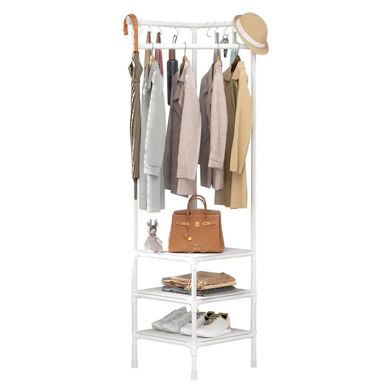Portable Multi-Functional Corner Clothes Shelf Rack Ra-42