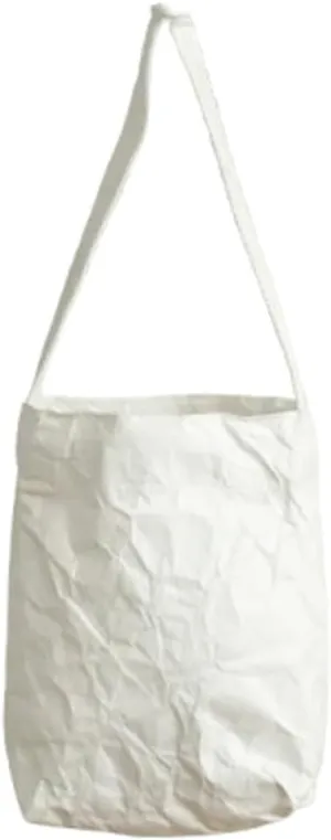 PVC Bucket Bag Women Slouchy Kraft Paper Hobo Bags Satchels Crescent Shoulder Bag Crossbody Purse Top-handle Tote Handbag