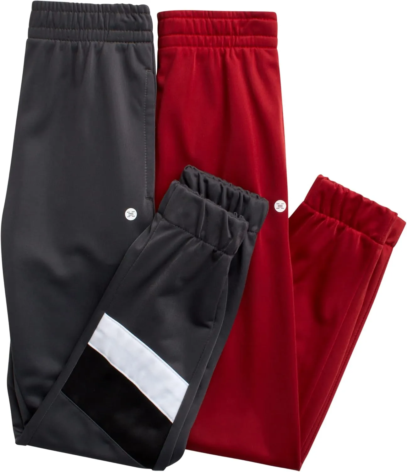 RBX Boys Sweatpants - 4 Pack Stretch Performance Tricot Activewear Boys Joggers Athletic Pants with Side Pockets (Size: 4-20)