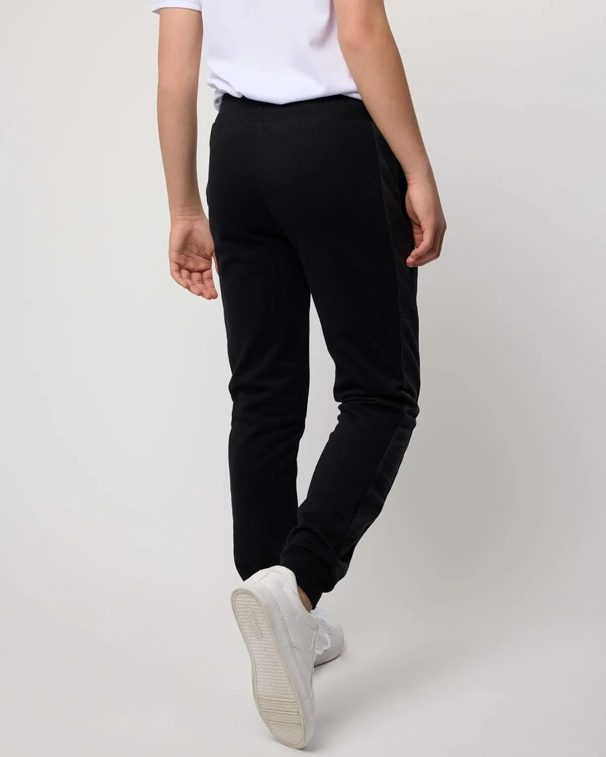 Real Essentials 3 Pack: Boys Cotton Active Fleece Jogger Sweatpants