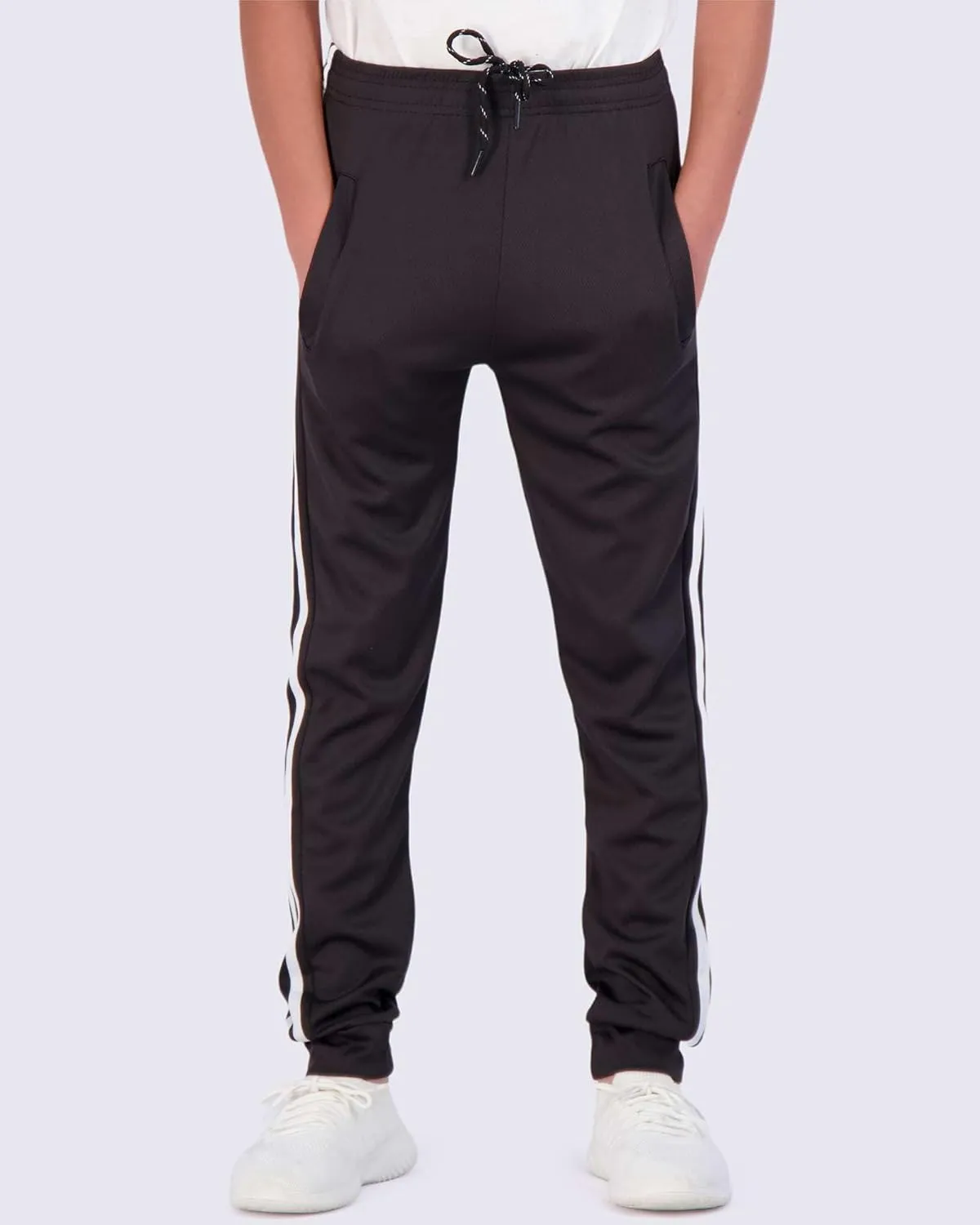 Real Essentials 3 Pack: Boy's Mesh Active Athletic Casual Jogger Sweatpants with Pockets