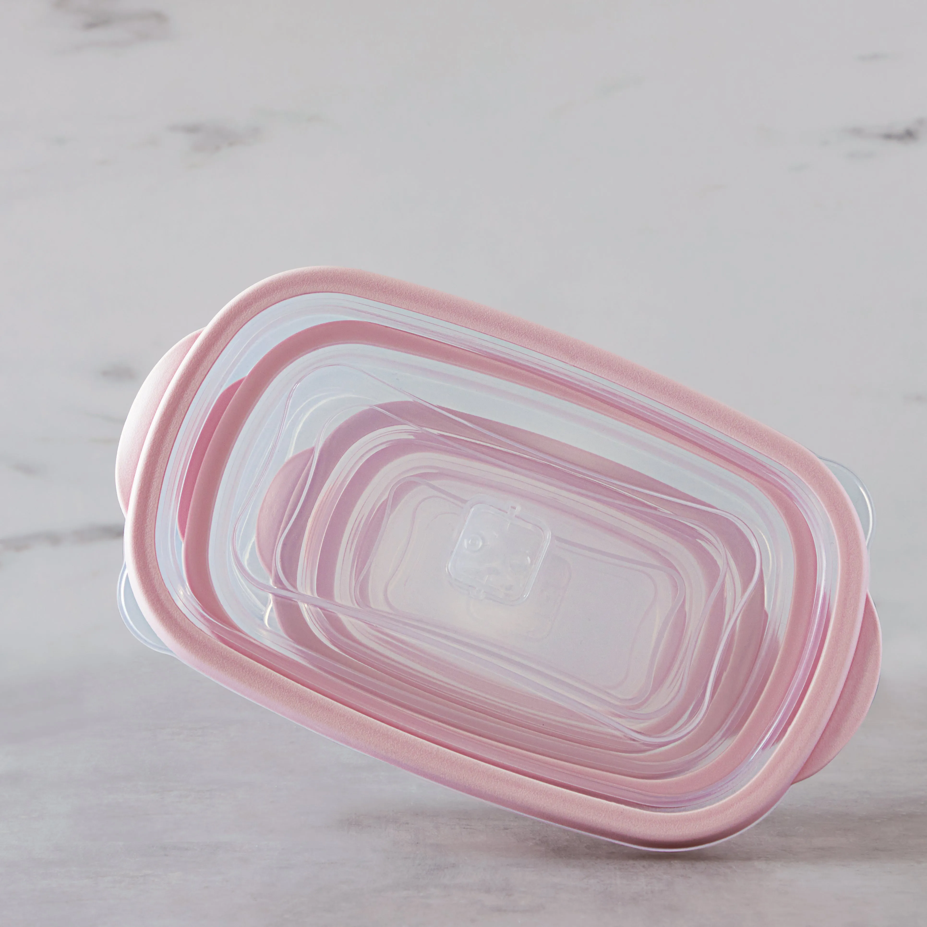 Rectangular Plastic Containers with Vent ( 10 Piece Set)