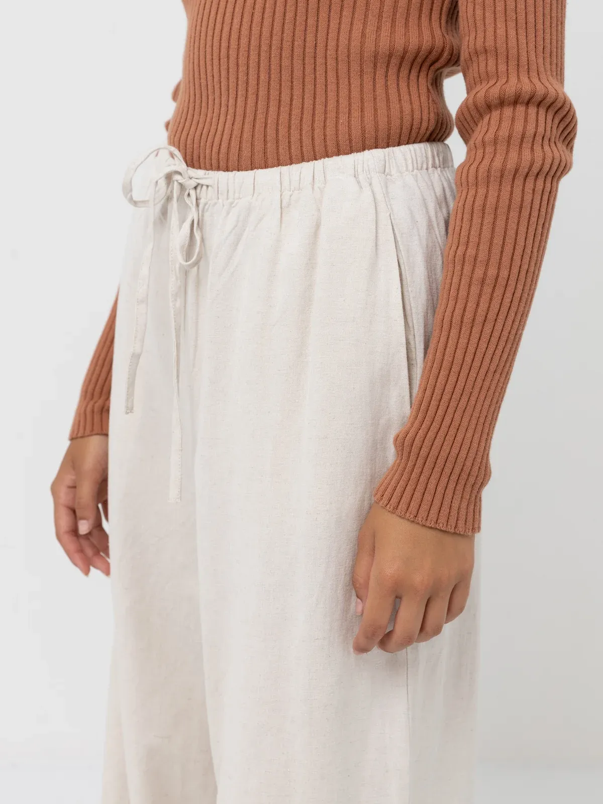 Rhythm - Classic Pants - Oat