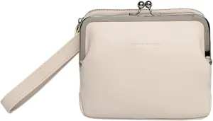 Rungion Wristlet Purse for Women Small Vegan Leather Clutch with Strap Crossbody Shoulder Bags Handbag Phone Satchels 2025