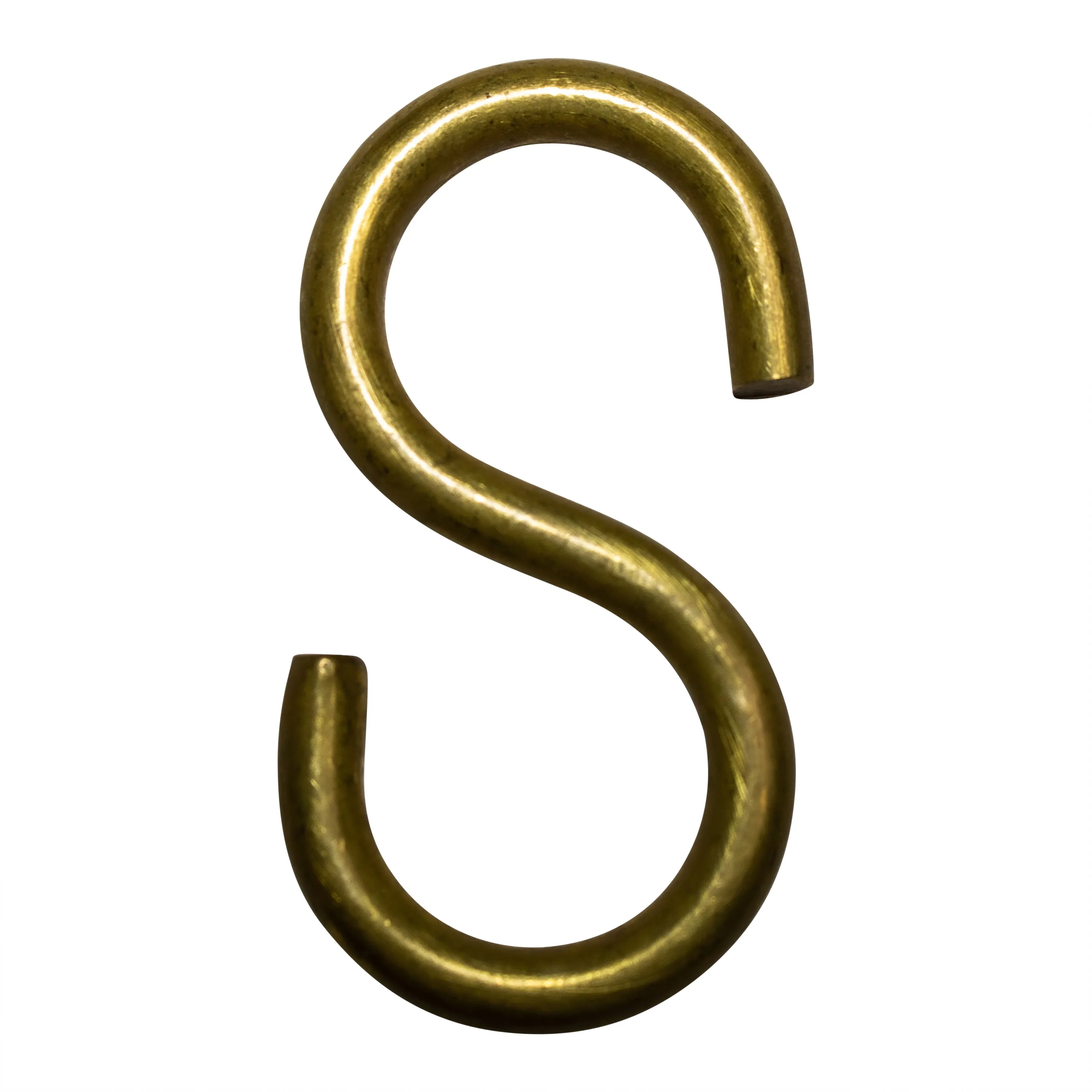 [S-Hook BR13] Brass S-Hook | 3 Sizes