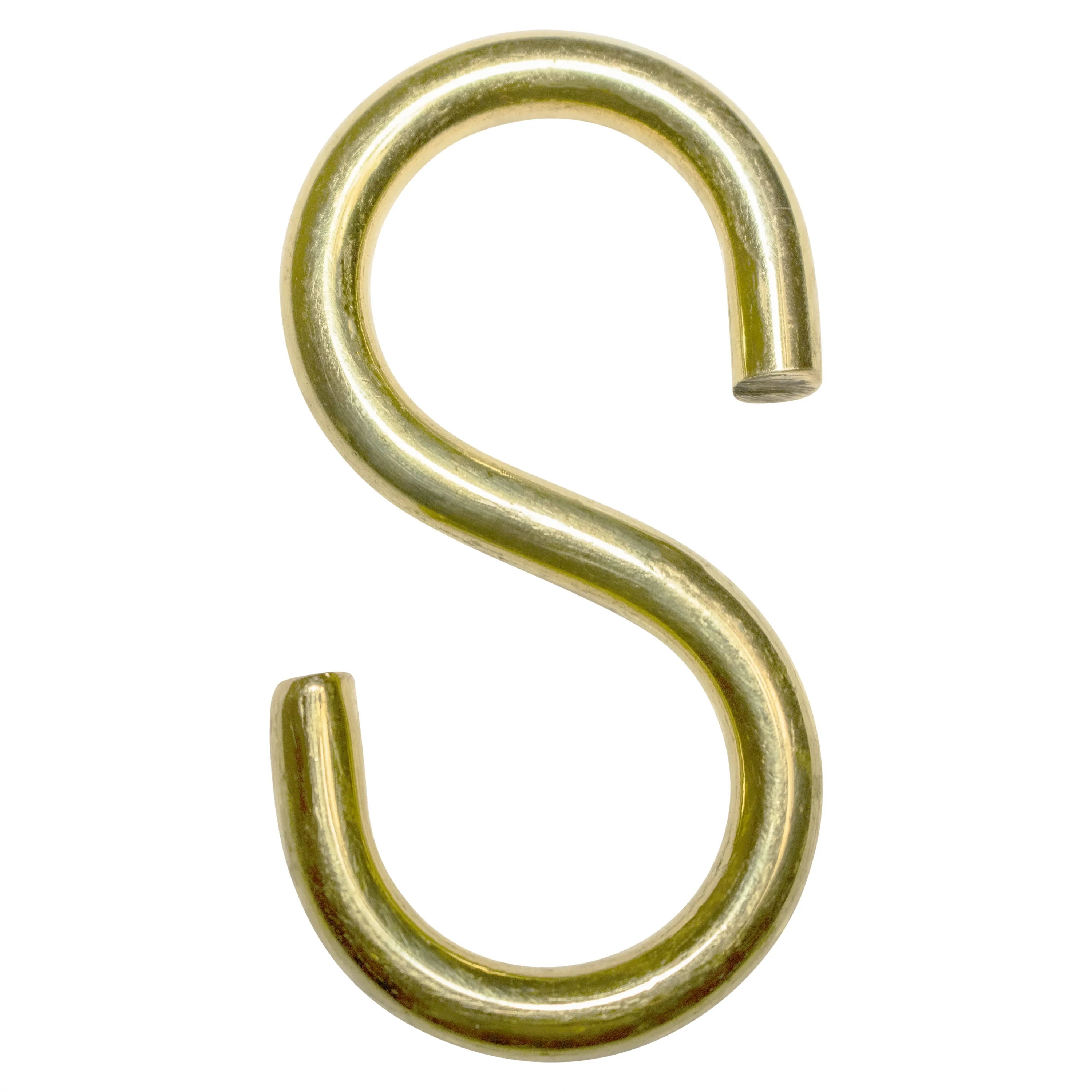 [S-Hook BR13] Brass S-Hook | 3 Sizes
