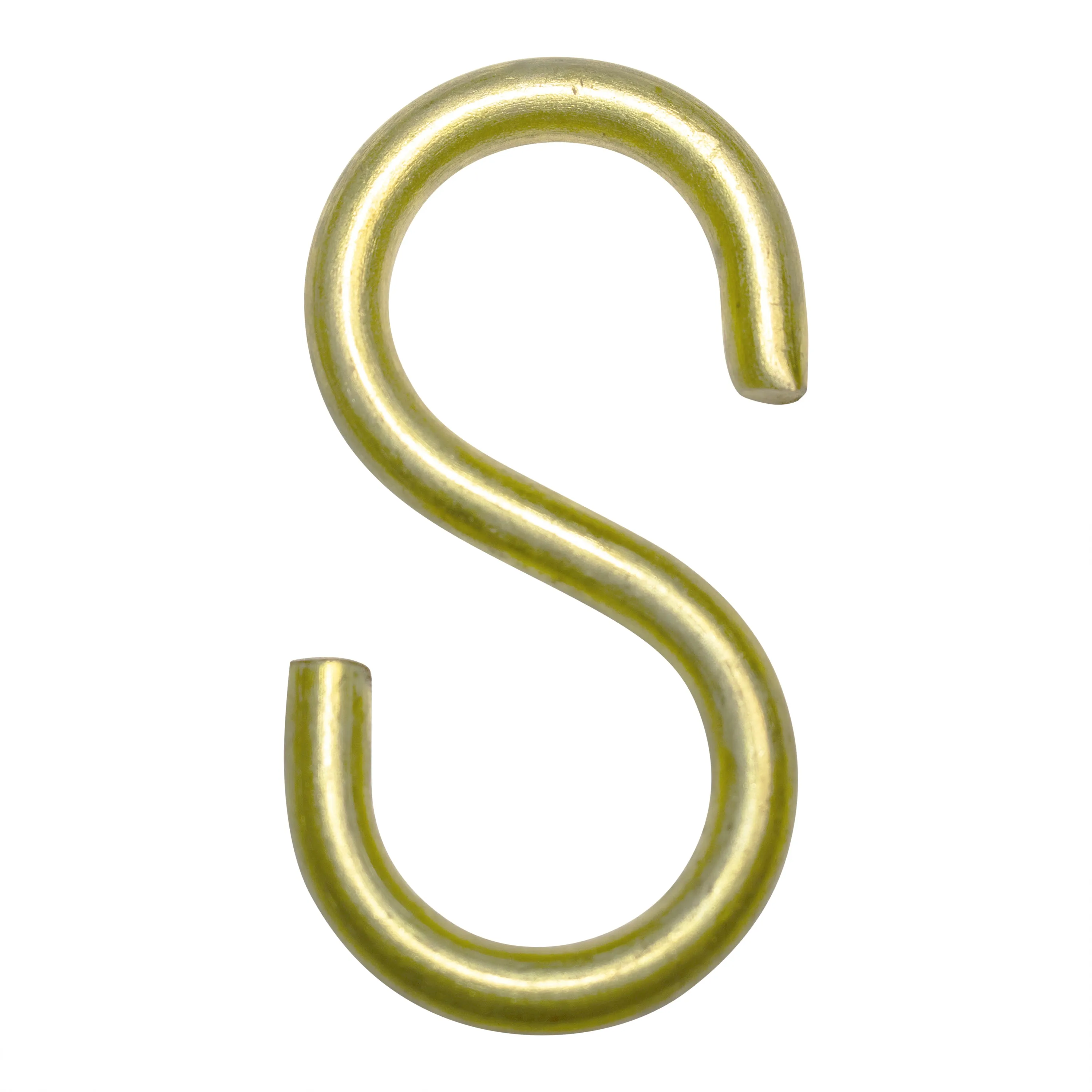 [S-Hook BR13] Brass S-Hook | 3 Sizes
