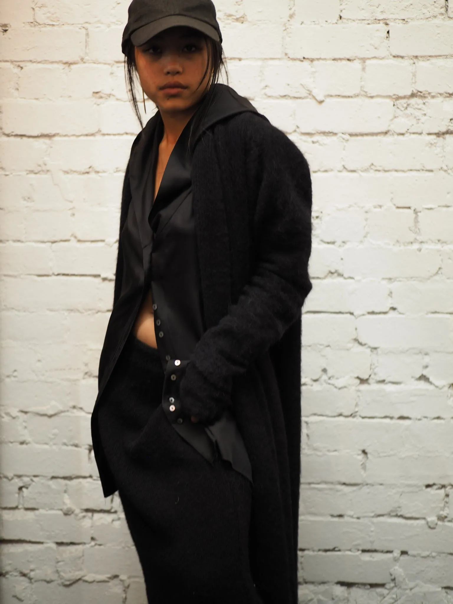 Shawl collar Luxe cardi (Alpaca)