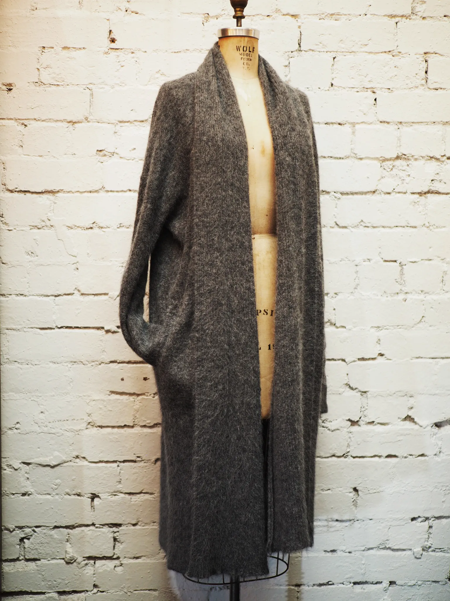 Shawl collar Luxe cardi (Alpaca)
