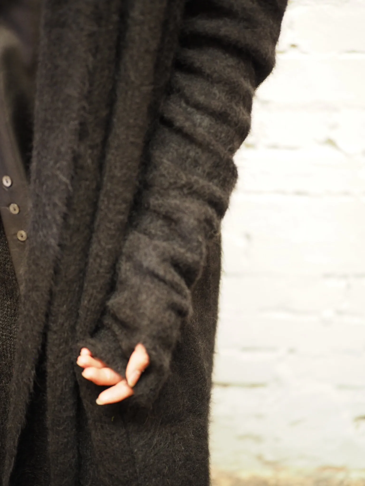 Shawl collar Luxe cardi (Alpaca)