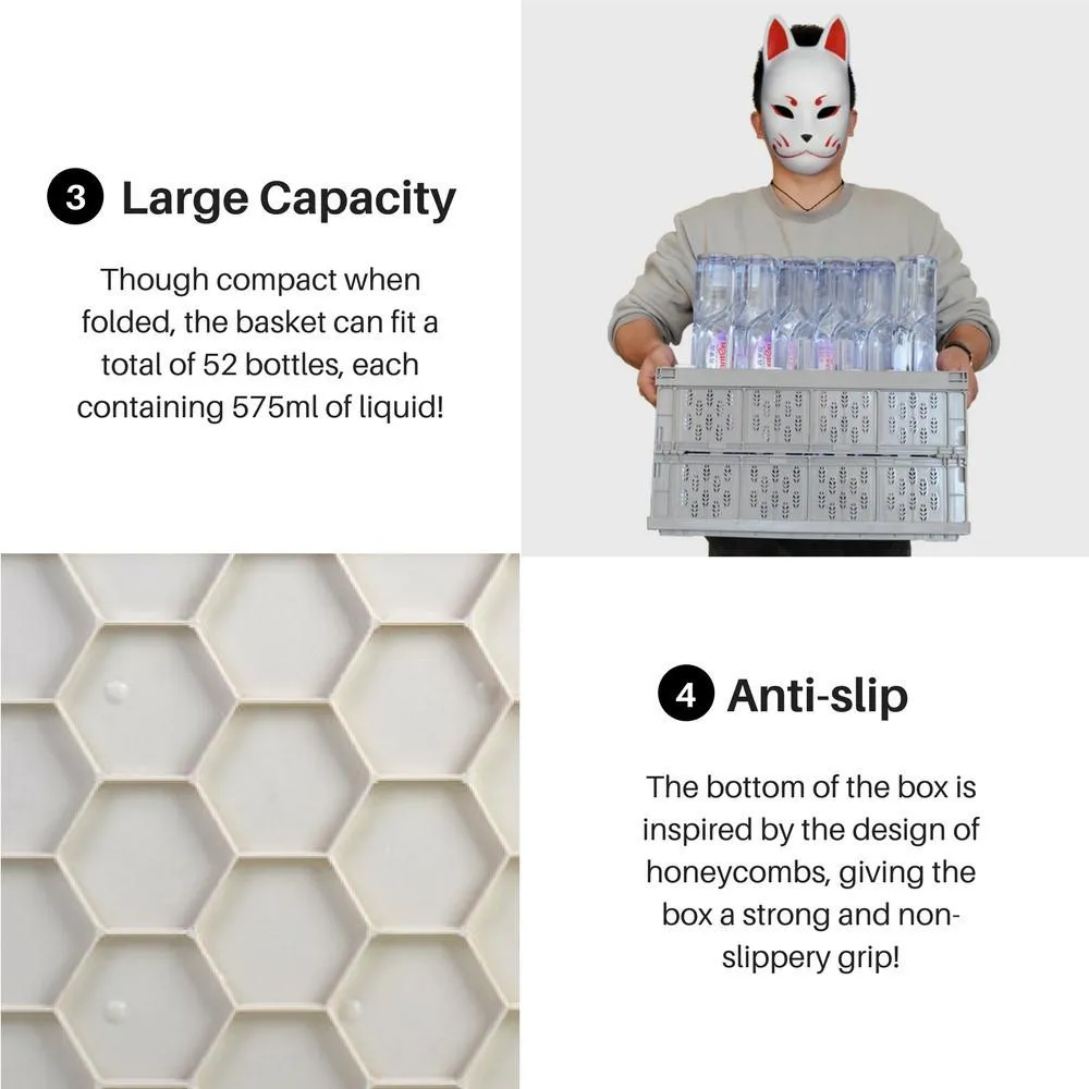 Shoppy Expandable Foldable Container Shelves Box