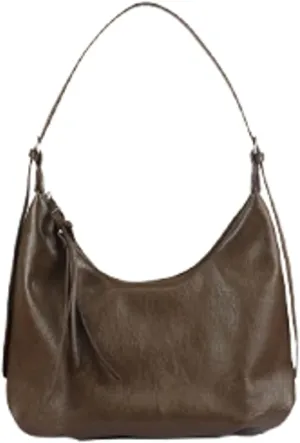 Slouchy PU Leather Crescent Shoulder Bag Women Trendy Crossbody Purse Hobo Bags Cute Satchels Top-handle Tote Handbag 2024