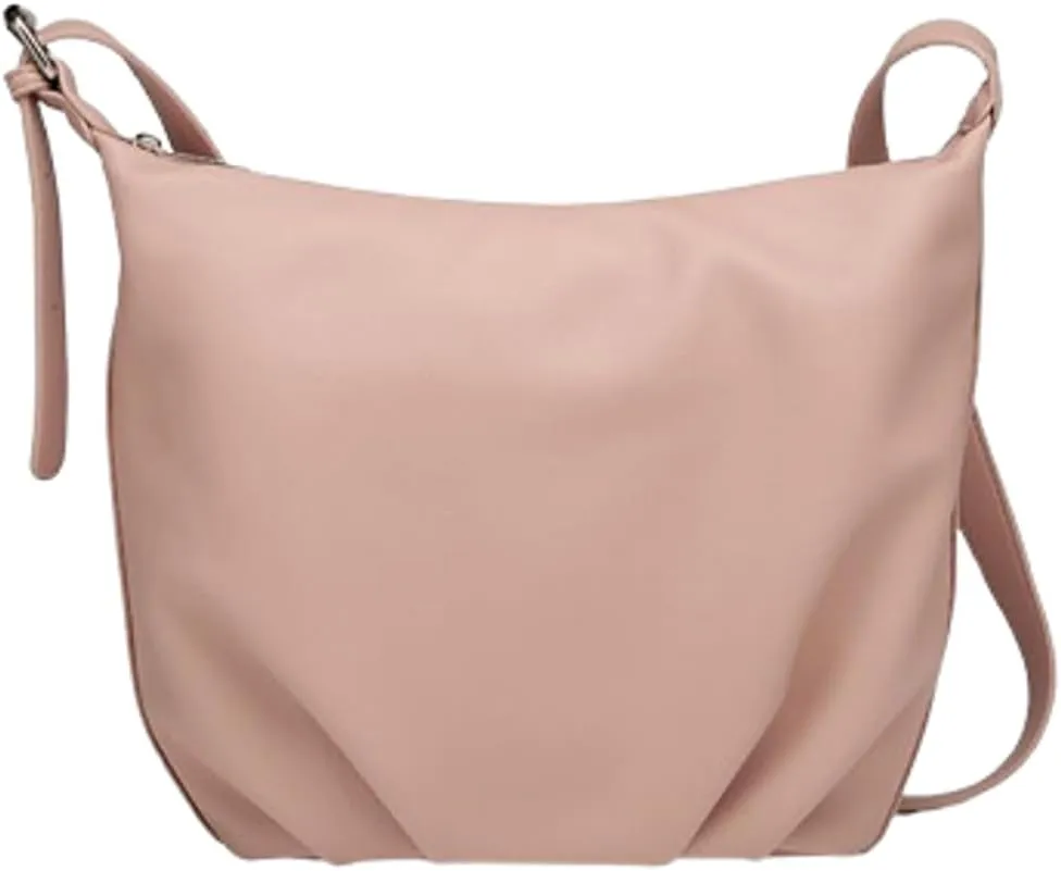 Slouchy PU Leather Crescent Shoulder Hobo Bags Women Trendy Crossbody Purse Satchels Travel Dumpling Bag Mini Tote Handbag