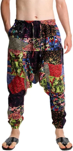 Spring and Autumn Men's Printed Harem Pants Casual Jogging Fitness All-Match Pants
