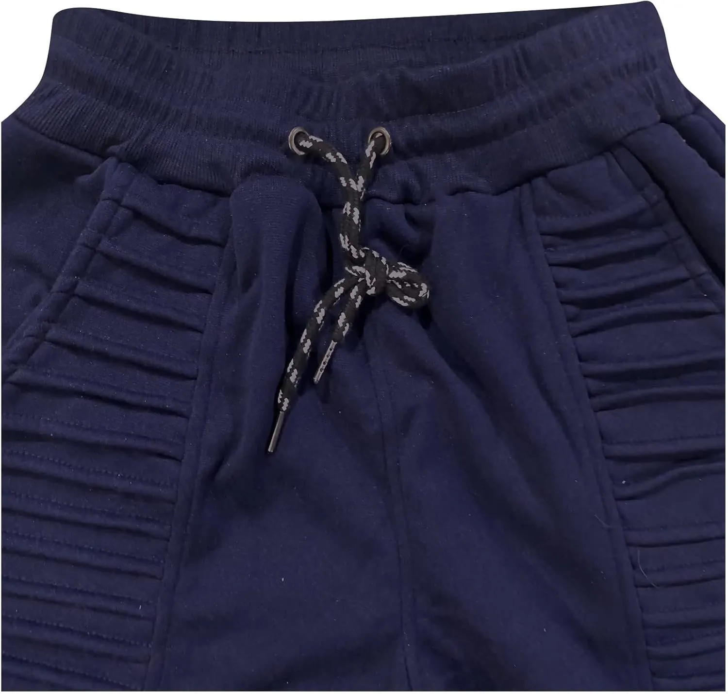Spring and Summer Pants for Men 2023 Hip-Hop Drawstring Elastic Waist Skinny-Fit Slacks Tapered Ripped Trousers