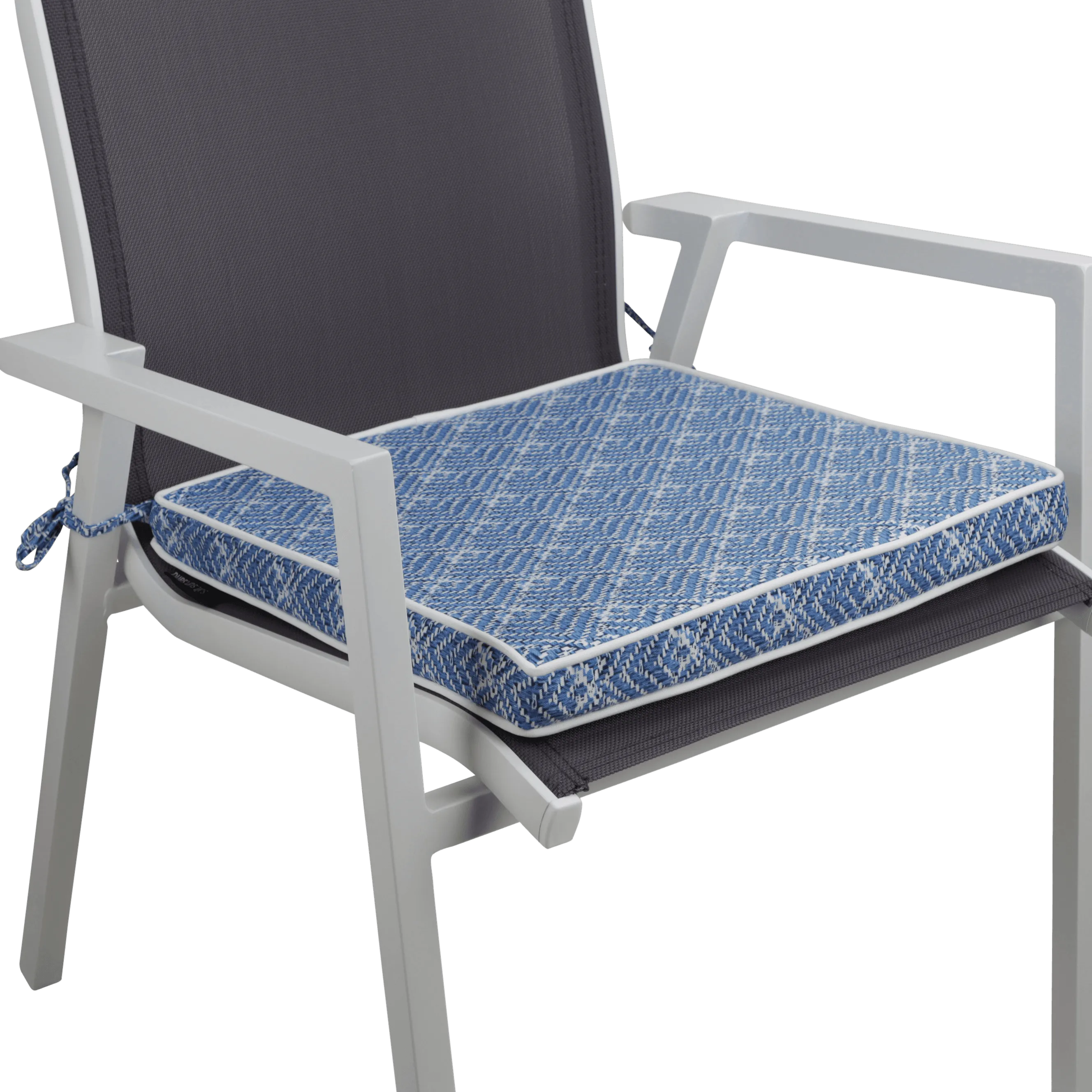 Tahiti Shimmer Square Chair Pad - 43x43x4cm