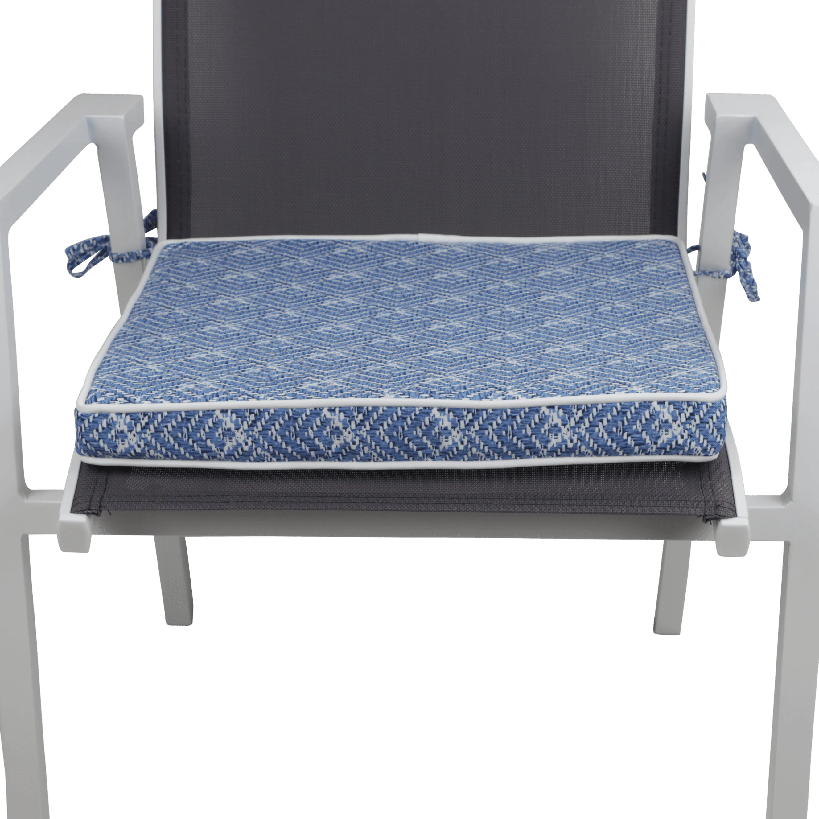 Tahiti Shimmer Square Chair Pad - 43x43x4cm