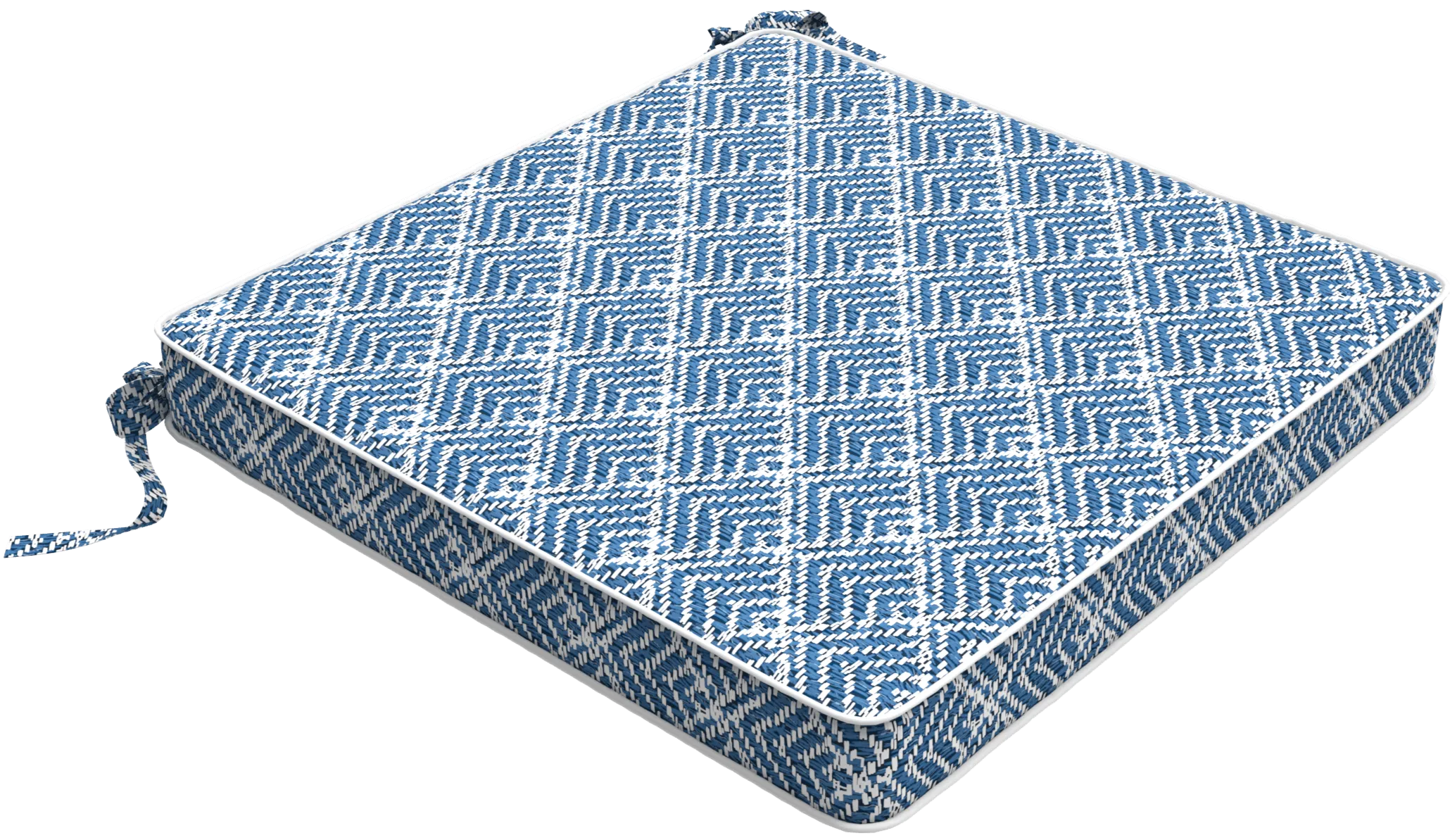 Tahiti Shimmer Square Chair Pad - 43x43x4cm