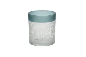 TEAL VINE VOTIVE HOLDER