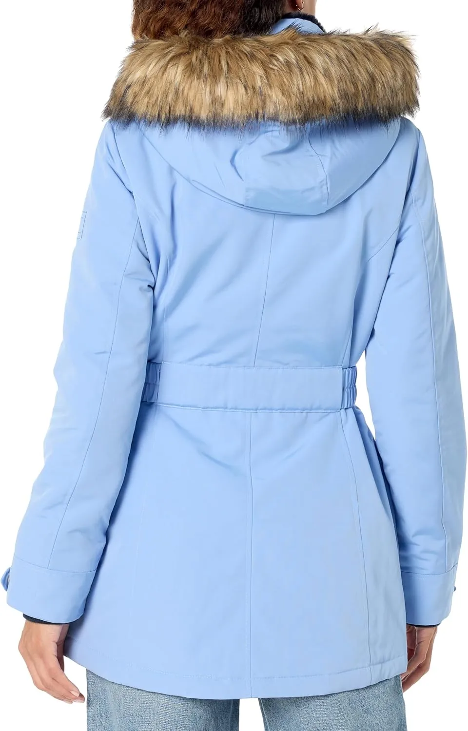Tommy Hilfiger Women's Tactical Cold Weather Belted Jacket