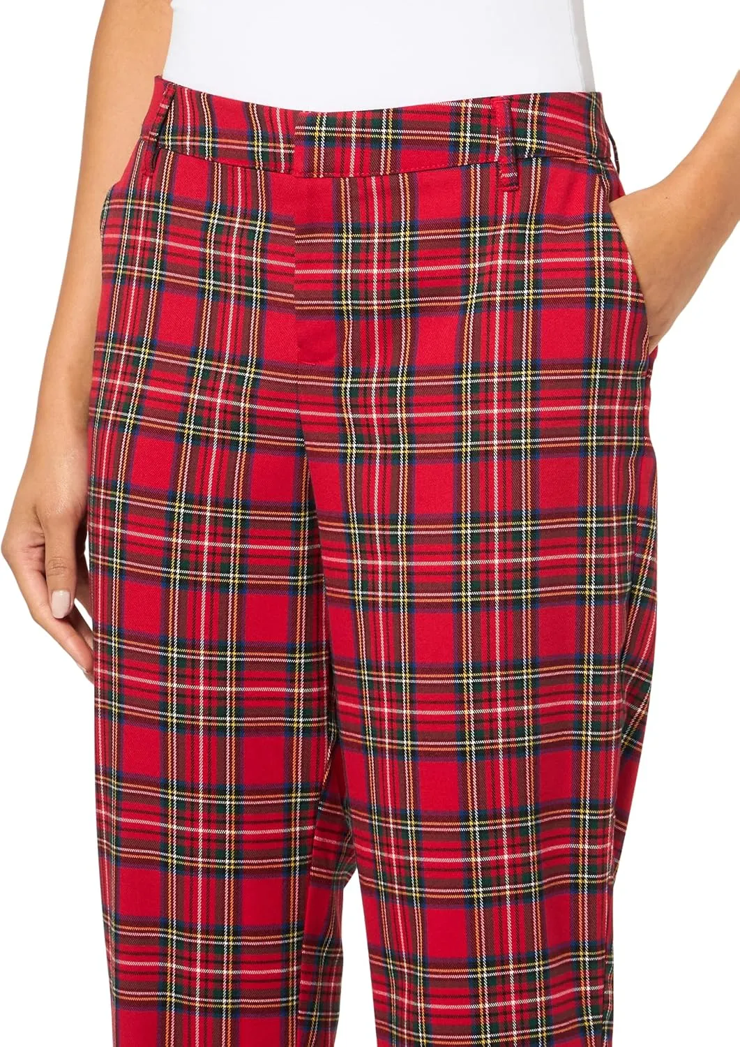 Tommy Hilfiger Women's Tartan Plaid Hampton Pants