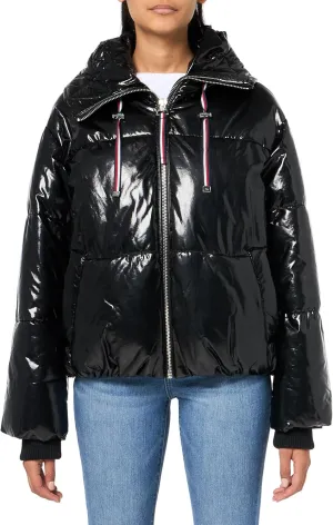 Tommy Hilfiger Women's Zip Up Hooded Puffer Jacket