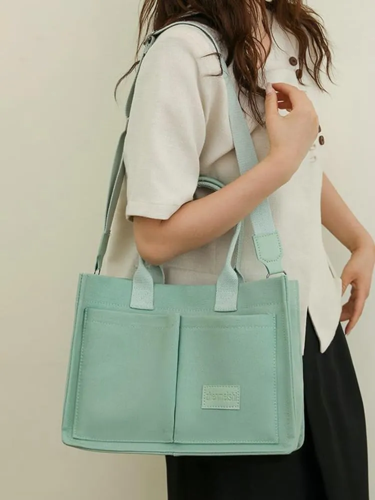 Trendy Suede Crescent Shoulder Bag Women Tote Bag Satchels Crossbody Purse Top-handle Travel College Work Tote Handbag