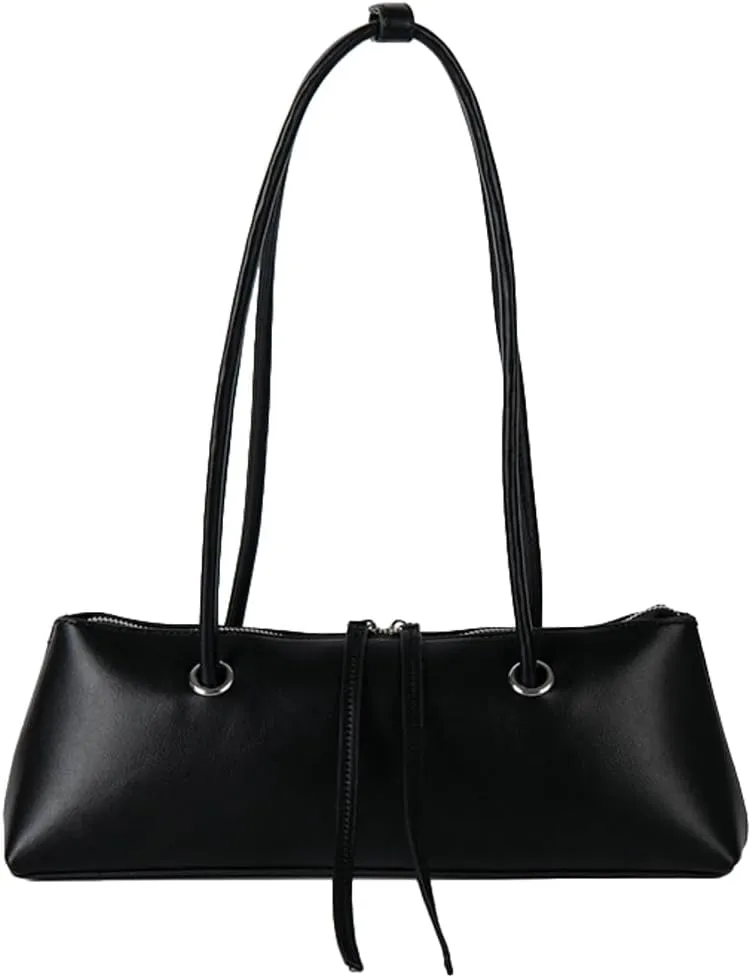 Trendy Vegan Leather Shoulder Tote Bag for Women Y2k Large Shopping Handbags Ladies Top Handle Satchels 2025