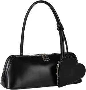 Trendy Vegan Leather Shoulder Tote Bag for Women Y2k Large Shopping Handbags Ladies Top Handle Satchels 2025