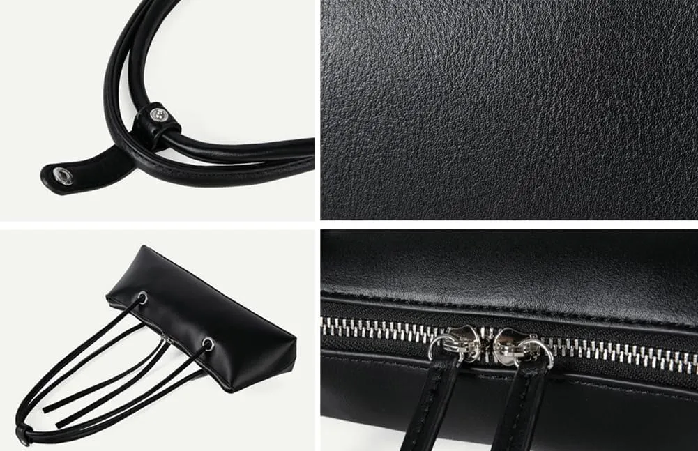 Trendy Vegan Leather Shoulder Tote Bag for Women Y2k Large Shopping Handbags Ladies Top Handle Satchels 2025