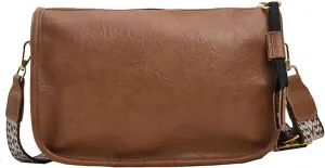 Vintage Shoulder Handbags Crossbody Bag for Women Wide Strap Shoulder Bag Large Capacity Daily Handbag Purse