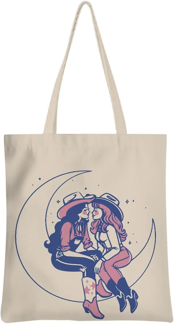 Vintage Western Tote Bag Country Stuff Western Stuff Reusable Grocery Bags Beach Bag, Western Gifts for Women