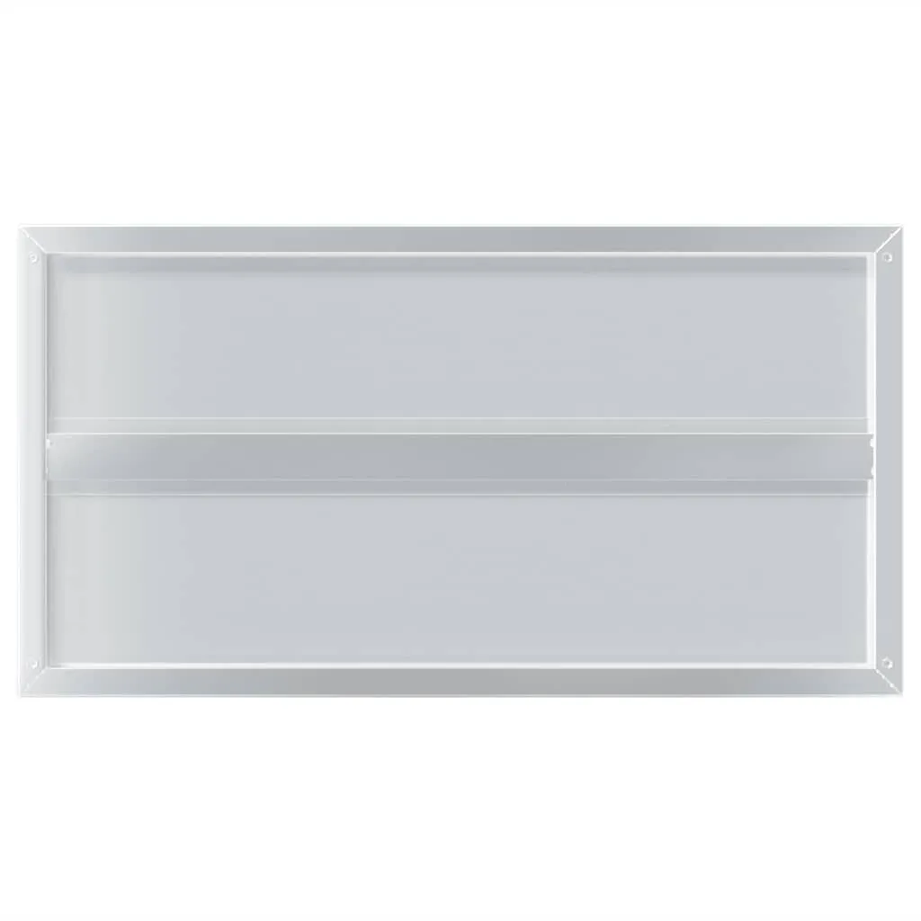 Wall Shelves 2 pcs 75x40x3 cm Silver Stainless Steel