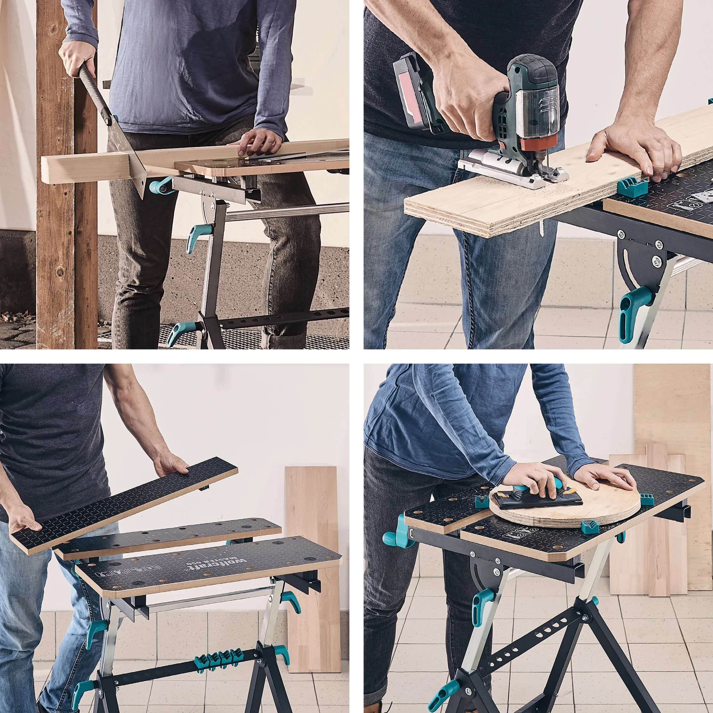 Wolfcraft MASTER 650 ERGO Clamping and Working Table 6870000