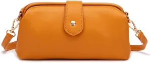 Women Retro Handbag Leather Handbag Fashion Crossbody Bags Premium Purse Barrel Bags Handle Work Totes