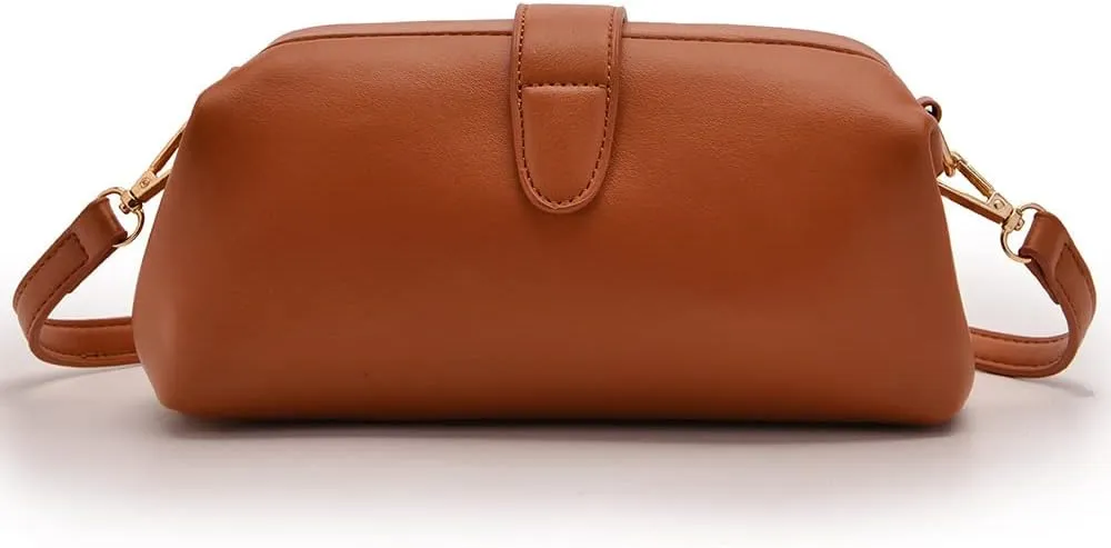 Women Retro Handbag Leather Handbag Fashion Crossbody Bags Premium Purse Barrel Bags Handle Work Totes