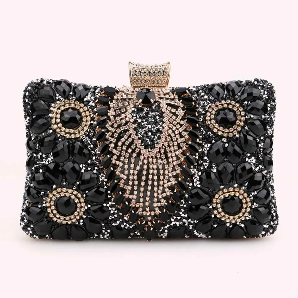 Women Shoulder Bag Rhinestones Shinny Crossbody Bag Glitter Evening Bags for Parties Wedding Clubs