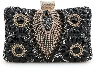 Women Shoulder Bag Rhinestones Shinny Crossbody Bag Glitter Evening Bags for Parties Wedding Clubs