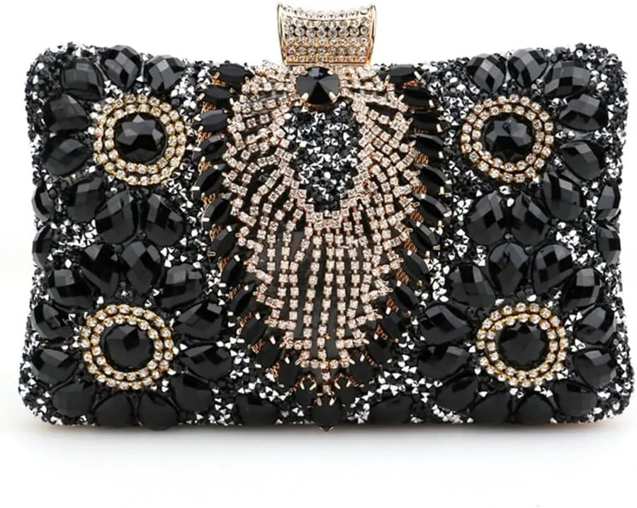 Women Shoulder Bag Rhinestones Shinny Crossbody Bag Glitter Evening Bags for Parties Wedding Clubs