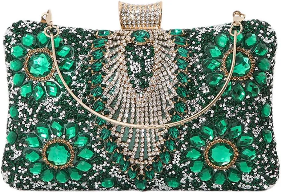 Women Shoulder Bag Rhinestones Shinny Crossbody Bag Glitter Evening Bags for Parties Wedding Clubs