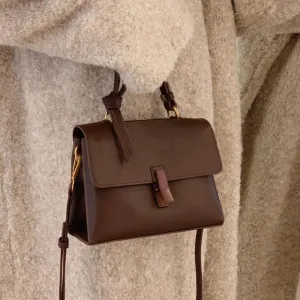 Women Shoulder Bags Genuine Leather Satchels Nutcracker Decoration Messenger Bag Large Capacity Tote